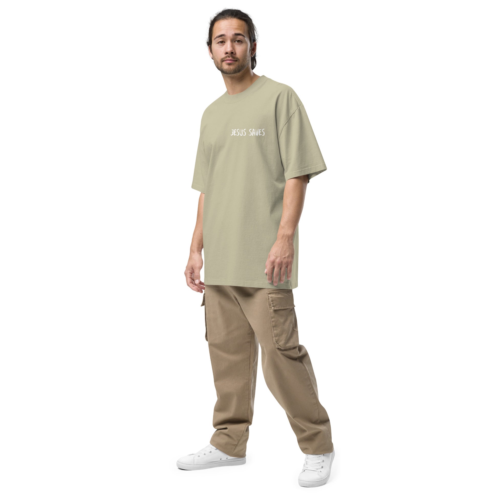 Faith over Fear Oversized faded t-shirt image 23