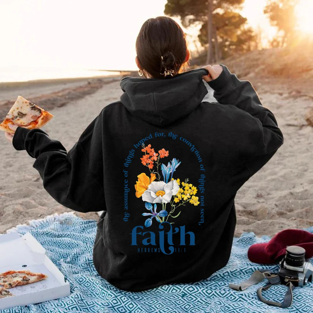 Aesthetic Christian Hoodies Bible Verse Hoodie image 2