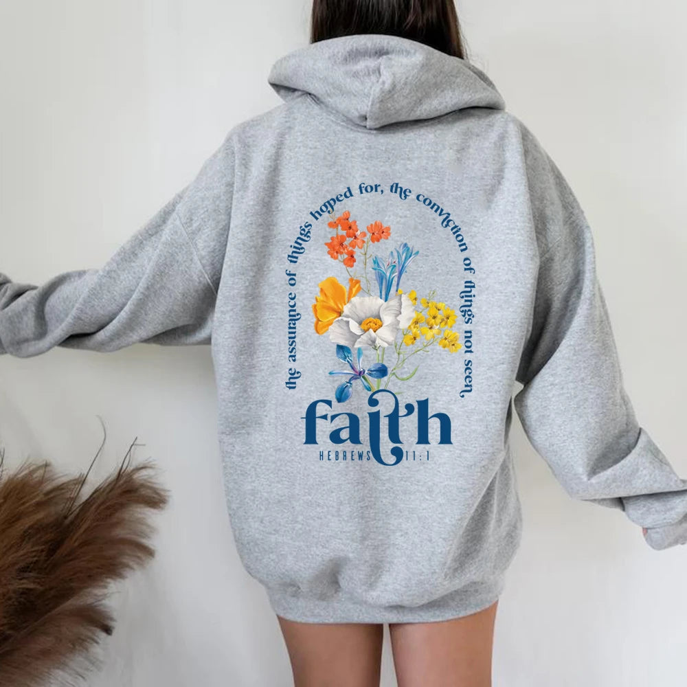 Aesthetic Christian Hoodies Bible Verse Hoodie image 6