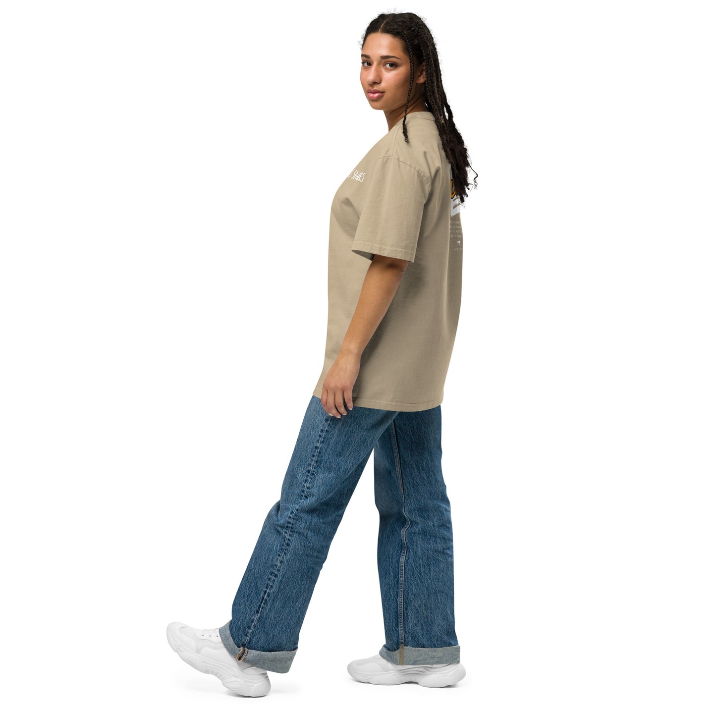Faith over Fear Oversized faded t-shirt image 30