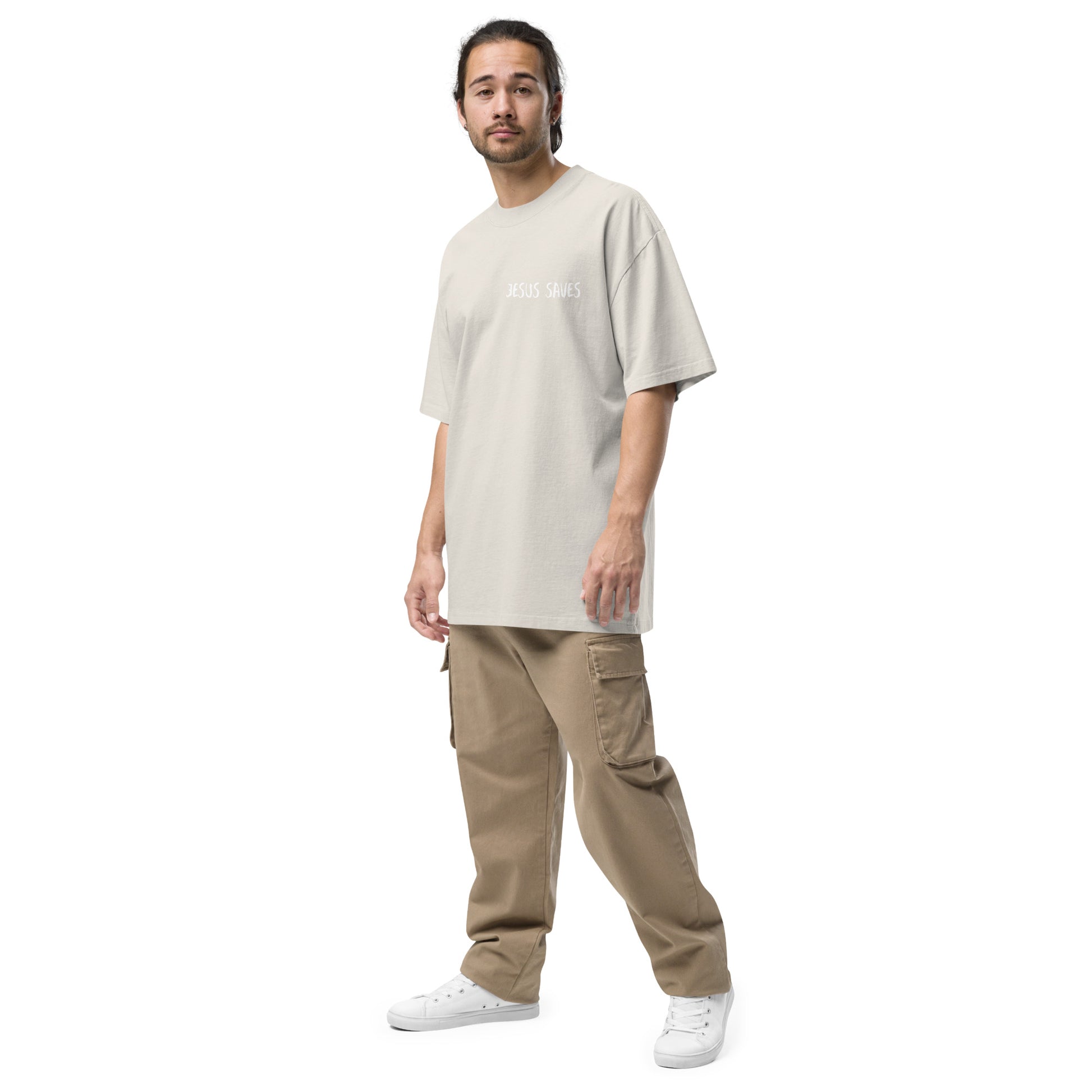 Faith over Fear Oversized faded t-shirt image 27