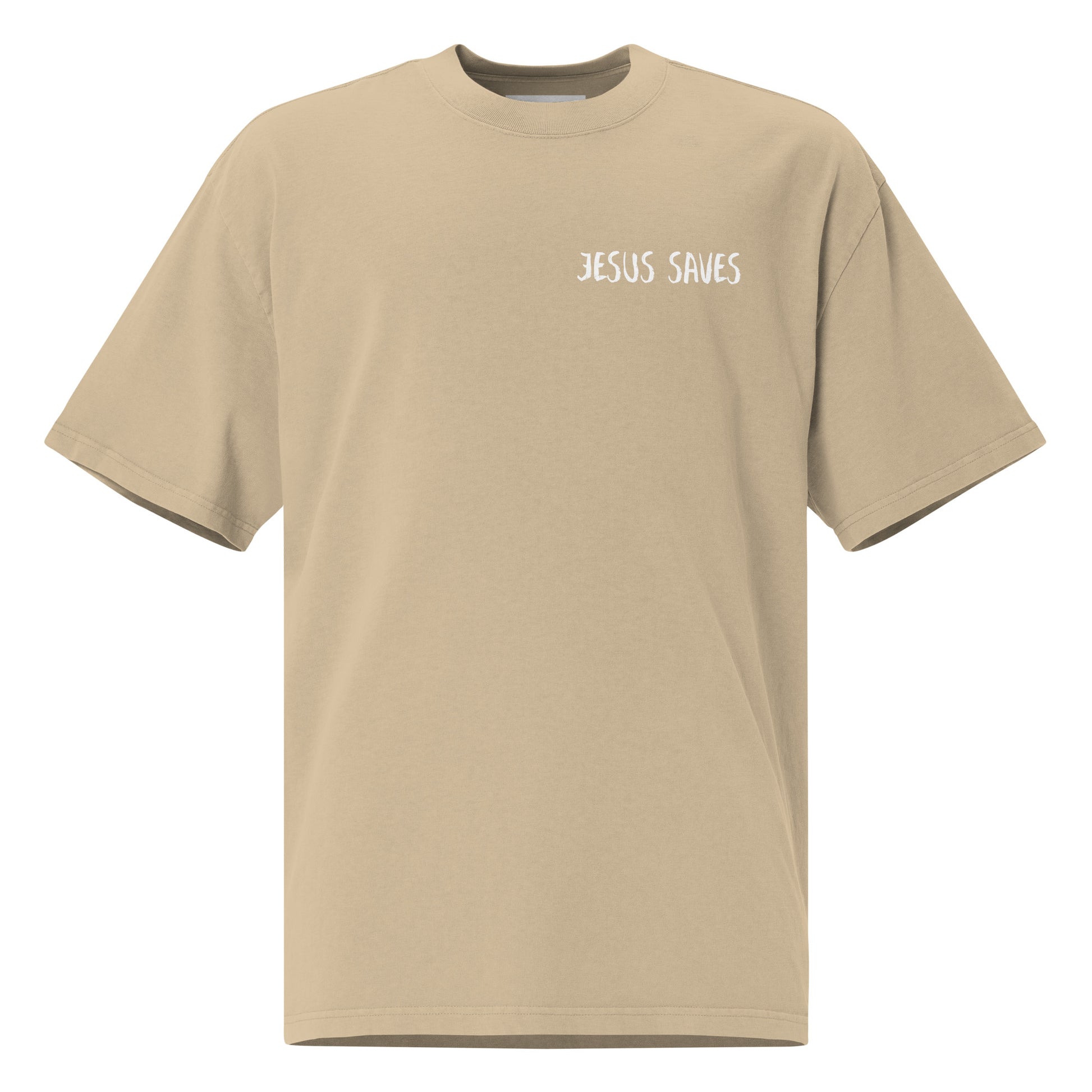 Faith over Fear Oversized faded t-shirt image 4