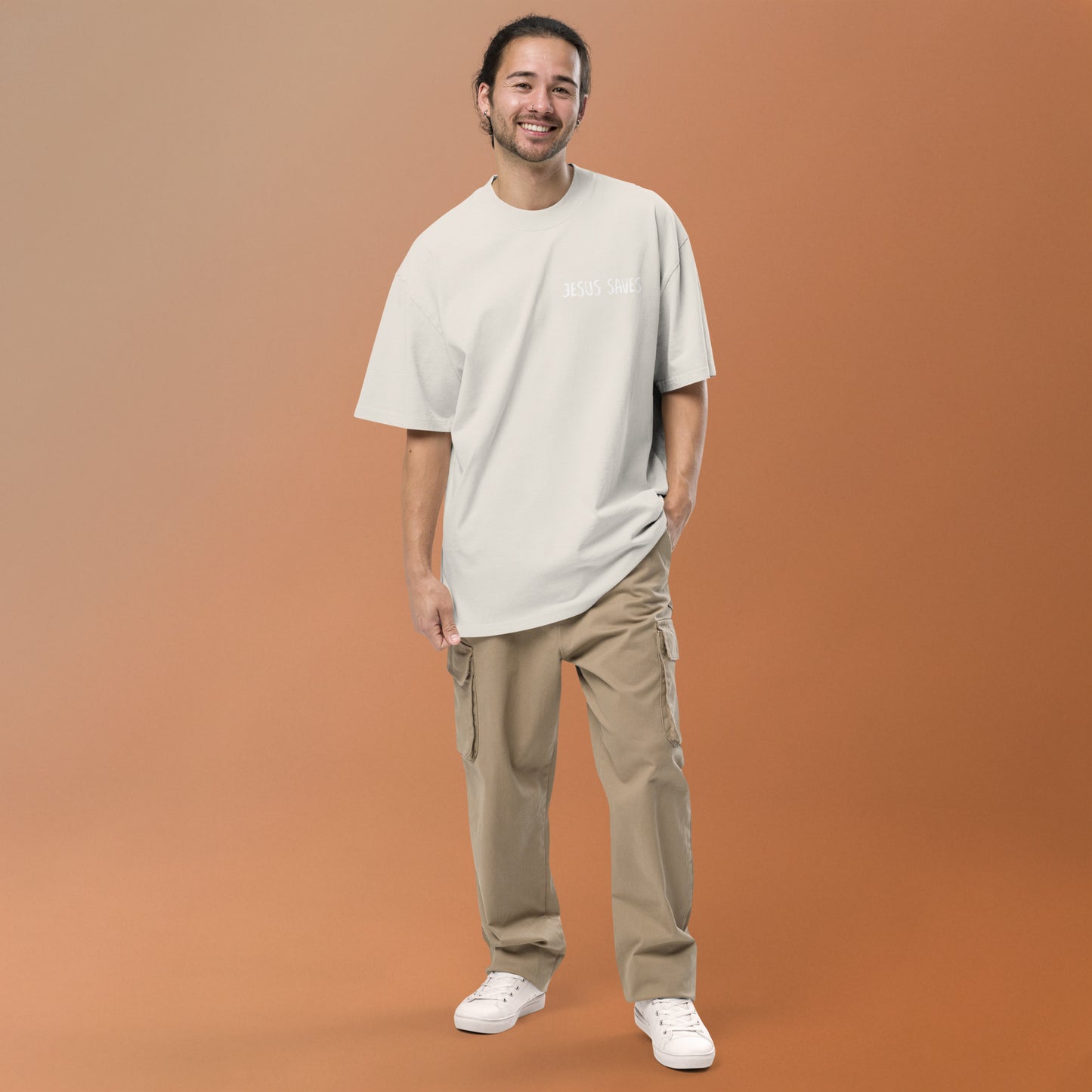 Faith over Fear Oversized faded t-shirt image 28