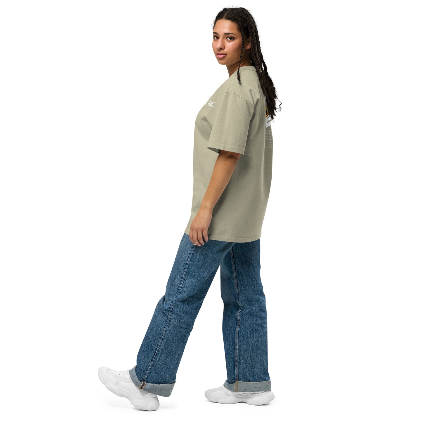 Faith over Fear Oversized faded t-shirt image 34