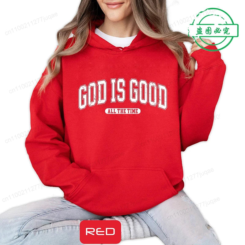 Retro Christian Sweatshirt,God Is Good All the Time Hoodie image 11