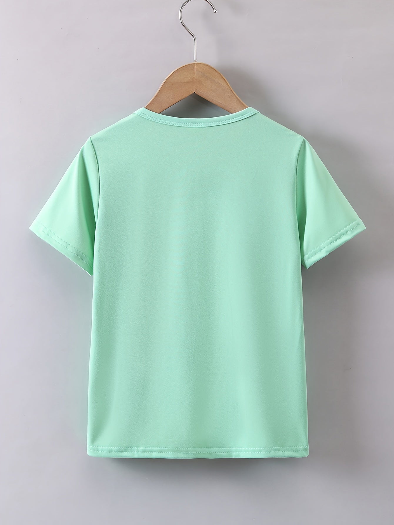 Kids' Summer Casual Cartoon Jesus Saves Graphic Tee - Crew Neck, Slight Stretch  image 5