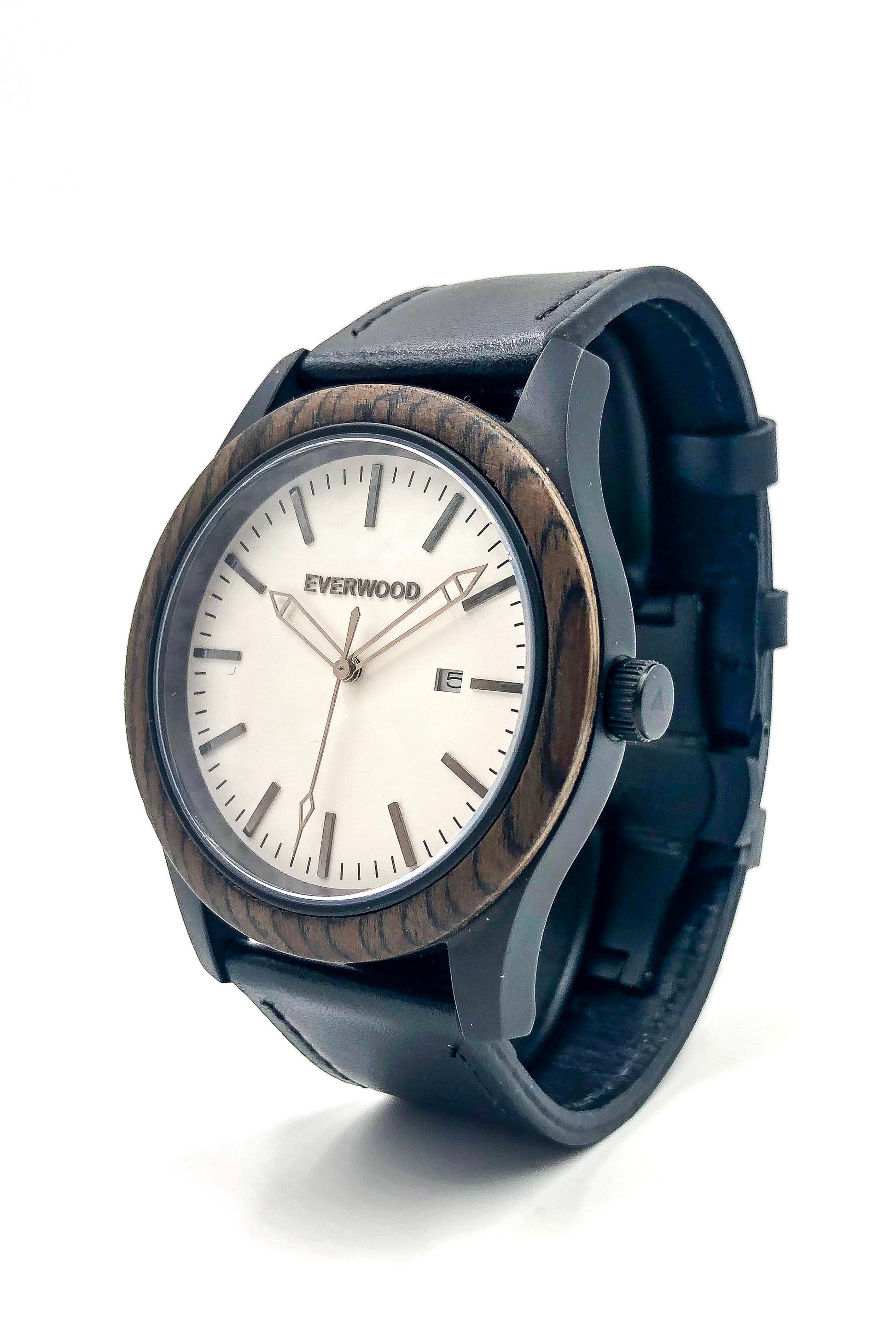 Inverness - Walnut & Black Leather image 1