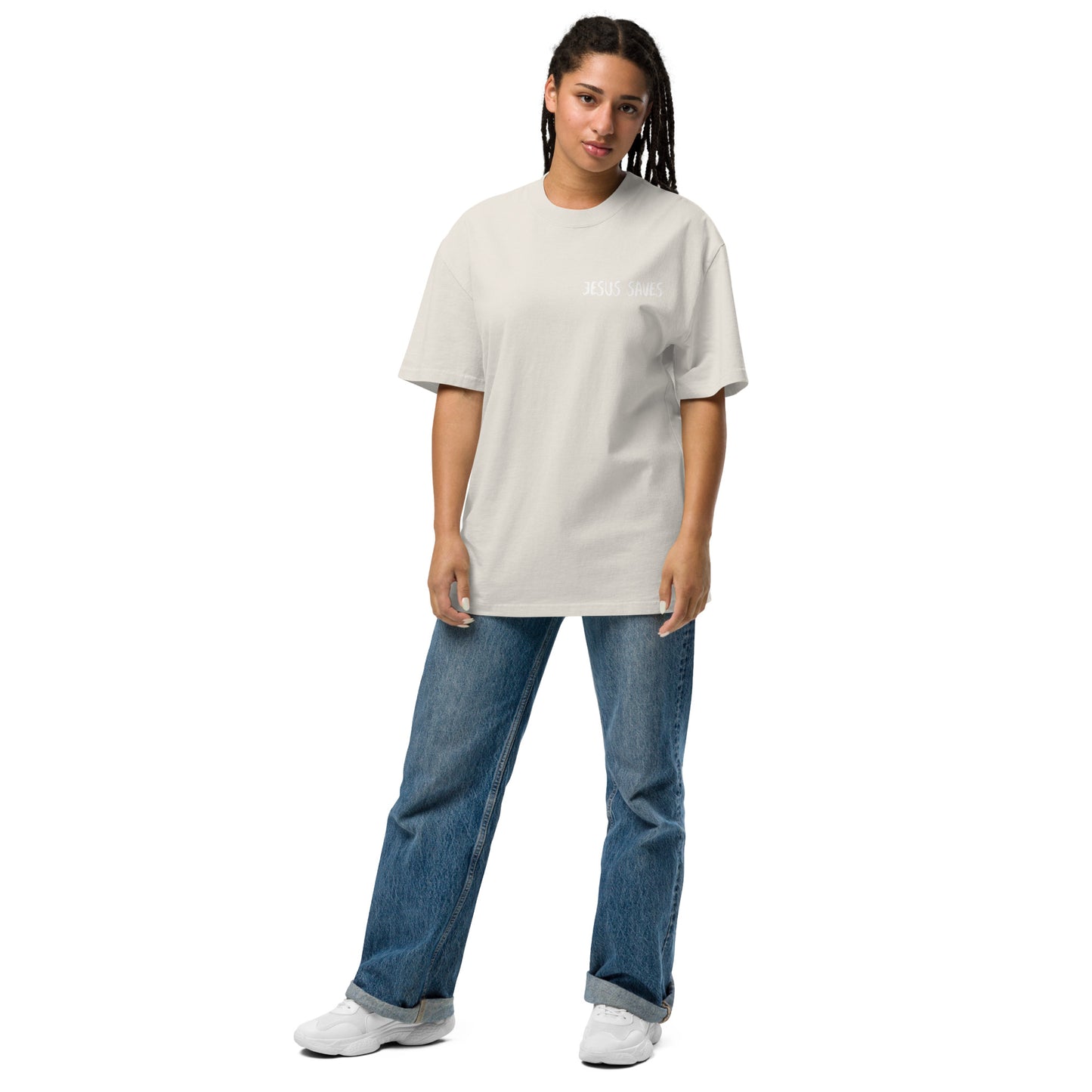 Faith over Fear Oversized faded t-shirt image 36