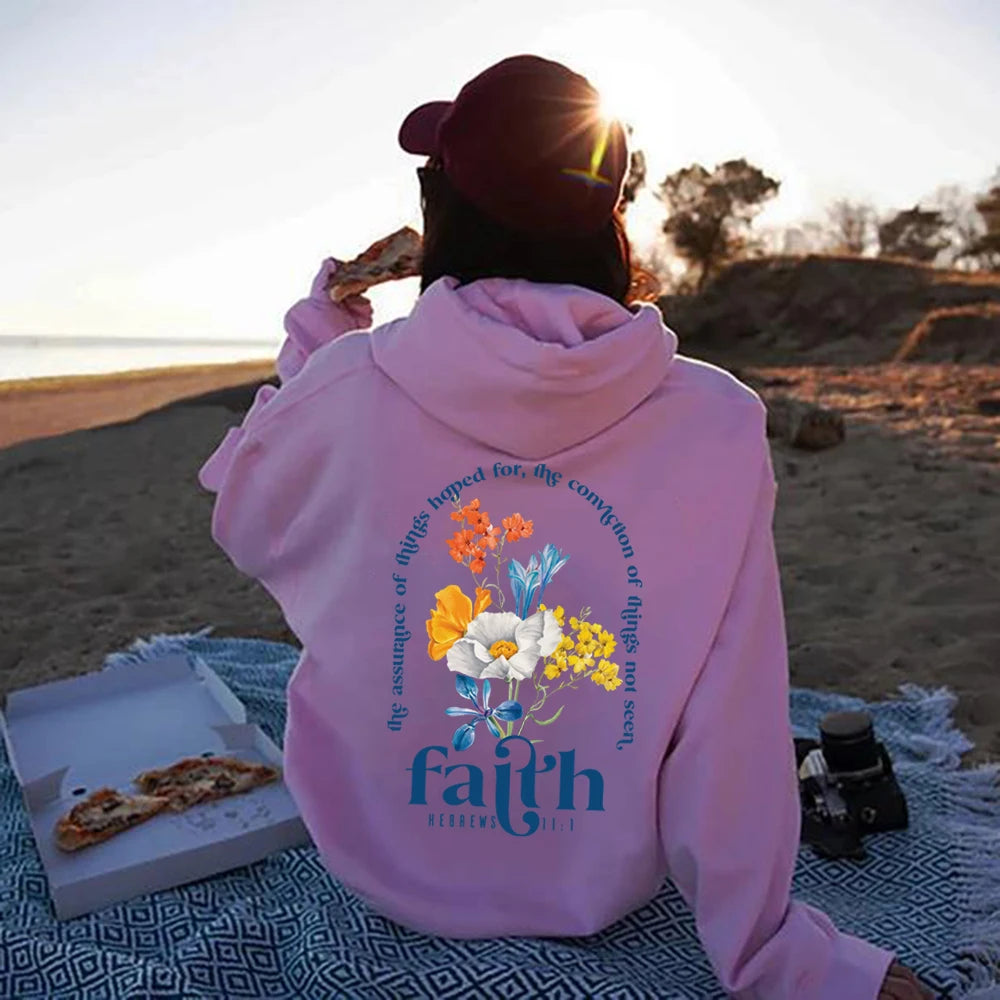 Aesthetic Christian Hoodies Bible Verse Hoodie image 1